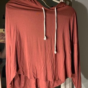 Burnt orange long sleeve top